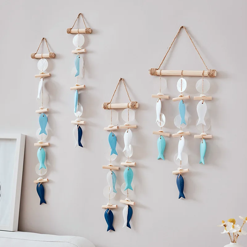 Modern Design Natural Wood Sheft Wall Hanging New Product for Living Room Bathroom Bedroom Office Nursery Vietnam Format Rope