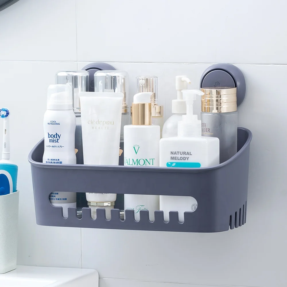 No Drilling Shampoo wall mounted shower caddy 22lbs loading bathroom shelf basket bathroom shower caddy