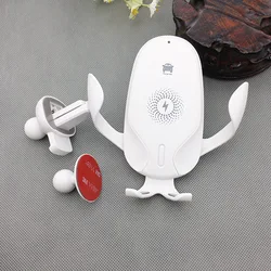 LMDMount Automatic Sensor Fast Smart Qi I phone Simple Cell Charging Gravity Smartphone Clamping 10W Mobile Car Wireless Charger