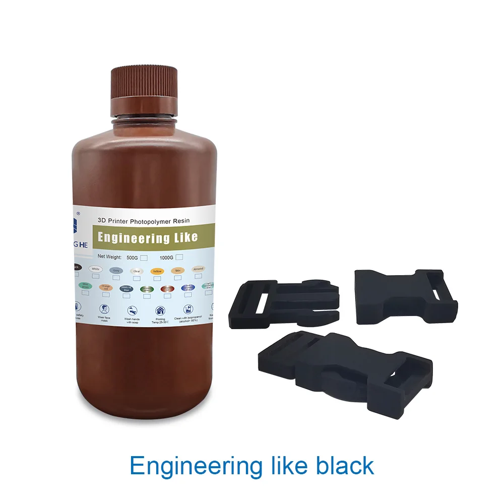 Jamghe ABS-like Resin Engineering-like Resin No Brittle Highly Rigid 3D LCD 2K 4K 6K 8K Printers 3D Printer Resin