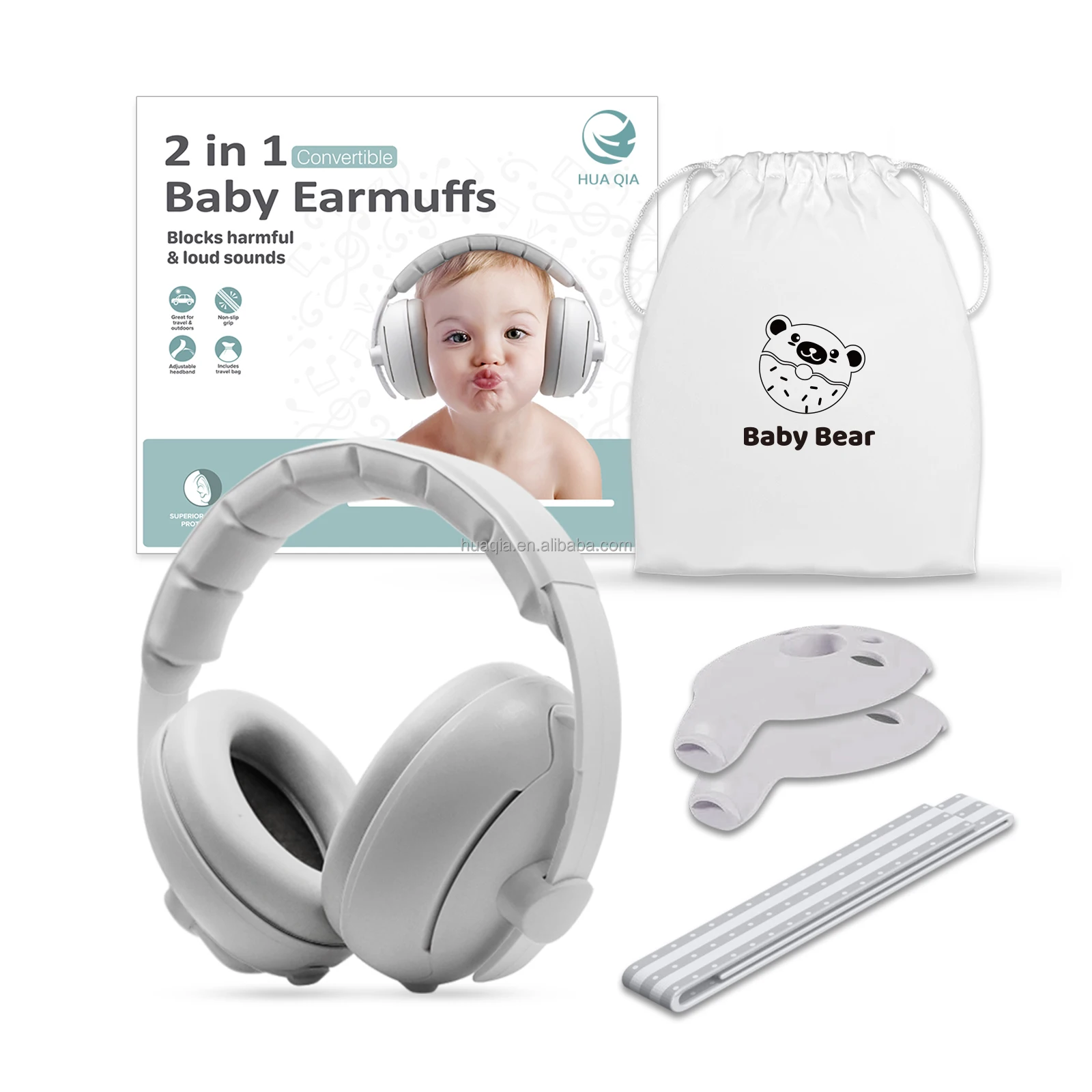 2 in 1 baby ear muff Sleep Earmuff Noise Reduction earmuffs Baby Ear Protection Hearing Protection For Babys kids ear protection
