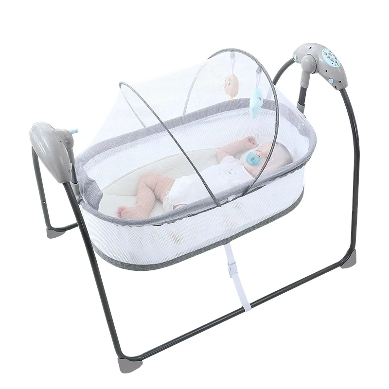 
Electric baby swing bassinet baby rocker cribs bed /baby cradle swing bed and bouncer bed newborn cradle automatic bouncer 