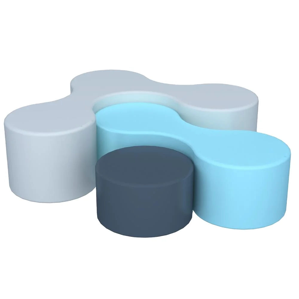 
indoor soft playground Kids living room furniture set soft chair 