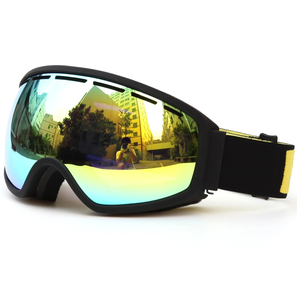 OMID-3900custom logo for ski goggle and strap detachable lens ski goggles