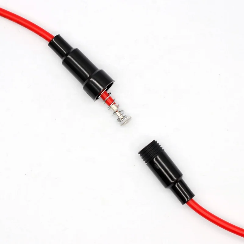 oem cable 5mmx20mm glass screw tube fuse Medical Equipment Fuse Holder 0.1-20A 250V Fuse Holder wire harness