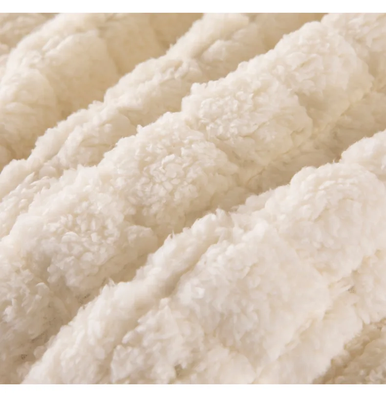 New Arrival Super Soft Fleece Cozy Plush Sherpa Winter Weighted Blanket Custom Print Fashion Luxury Soft Weighted Blanket
