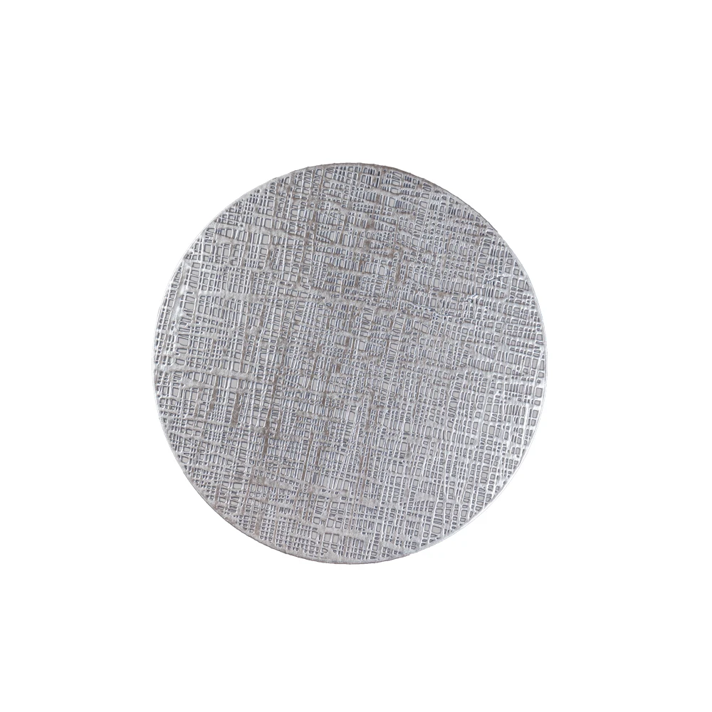 Роскошные Круглые Пустотелые коврики из искусственной кожи для свадьбы вечеринки Рождества отеля ресторана обеденного