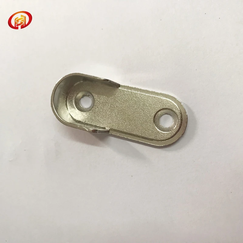 Closet Rod Pole Wardrobe Tube Support Bracket Accessories Oval Bracket Clothes Tube Holder