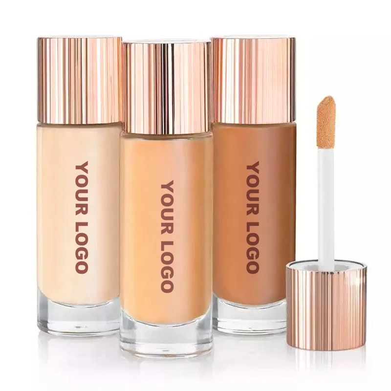 High Quality Foundation Full Cover Waterproof Oil-free Foundation Makeup Liquid Foundation Makeup Waterproof And Matte