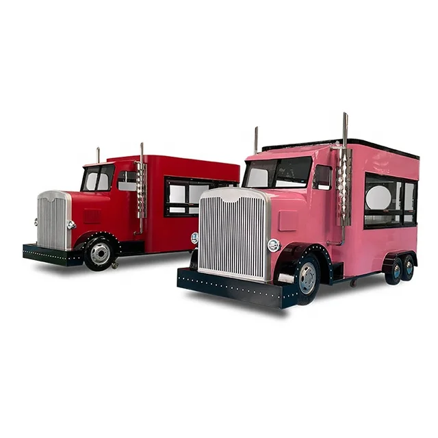 Custom street mobile fast food truck food trailer
