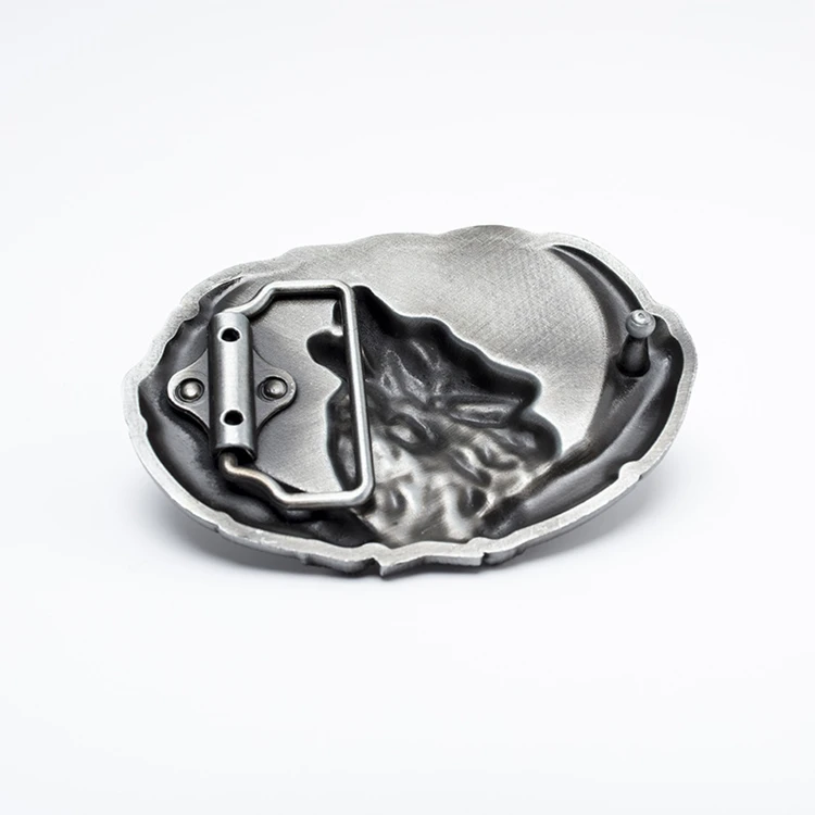Timberwolf Men's Belt Buckle Metal Smooth Buckle Western Hip Pop Automatic Belt Buckle
