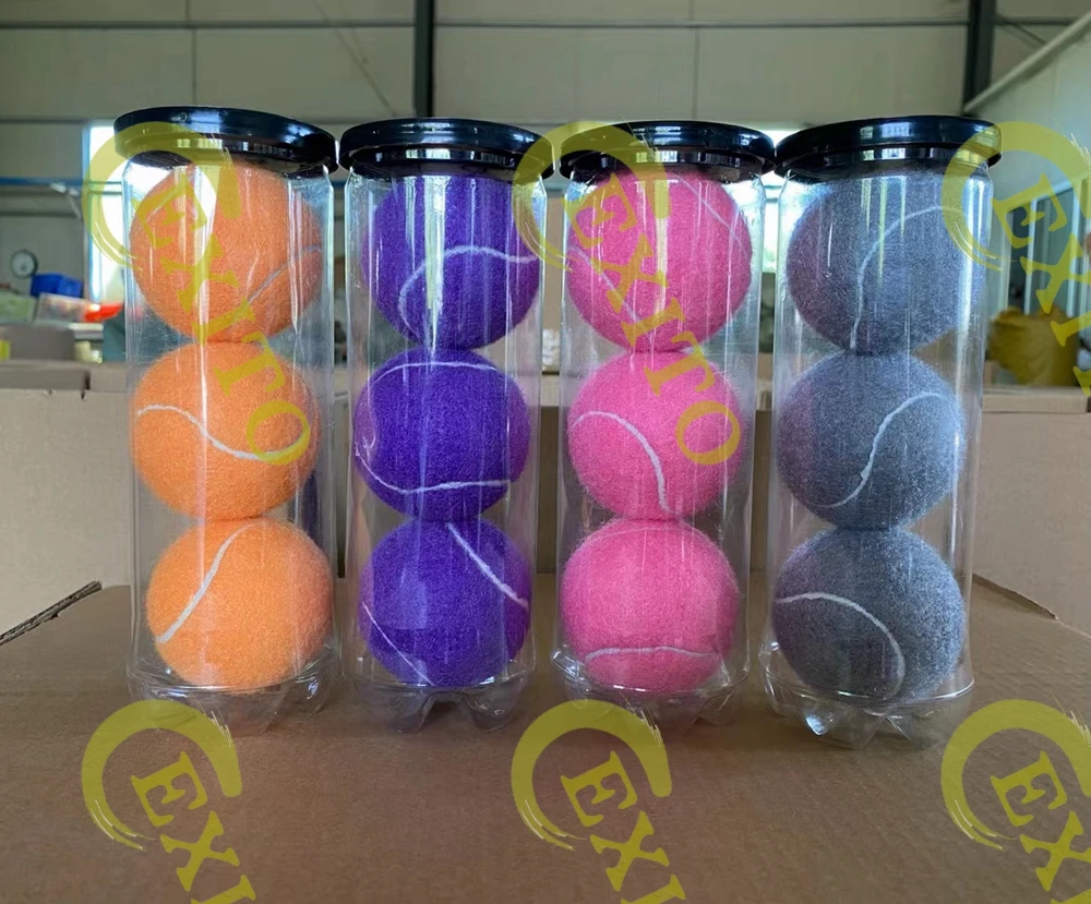 EXITO Wholesale Large Quantity 20% 45% 75% Wool Percent Training Gaming Padel Tennis Balls