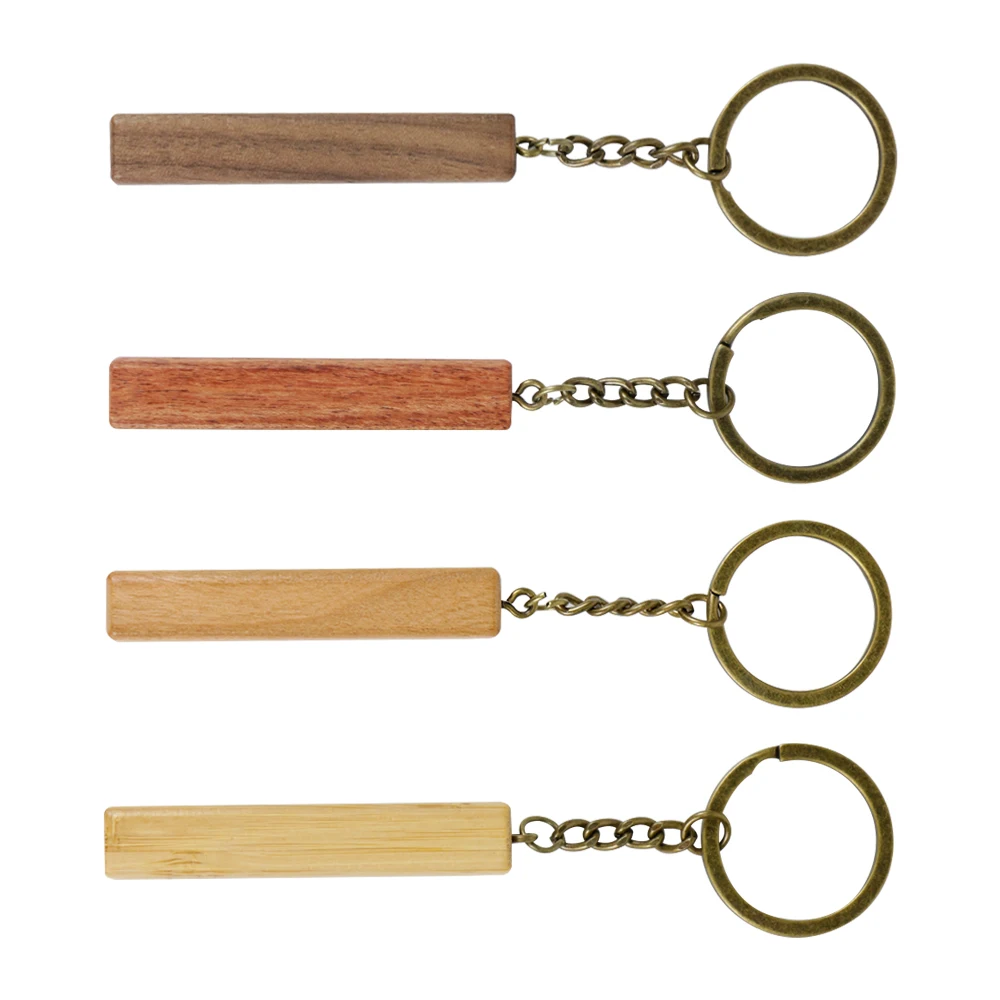 Wrist Keychain Woven Wood Round Mini Mobile Phone Holder Stand Zodiac Keychains