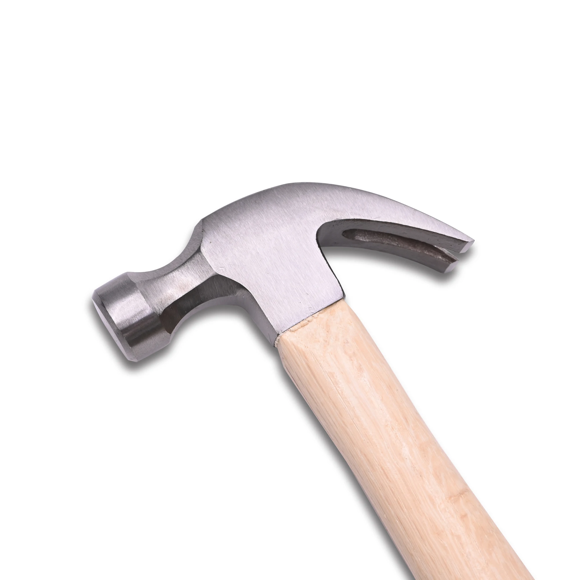 16OZ Claw Hammer with Steel Handle Mirror HRC Head Surface Walnut Wood Handle