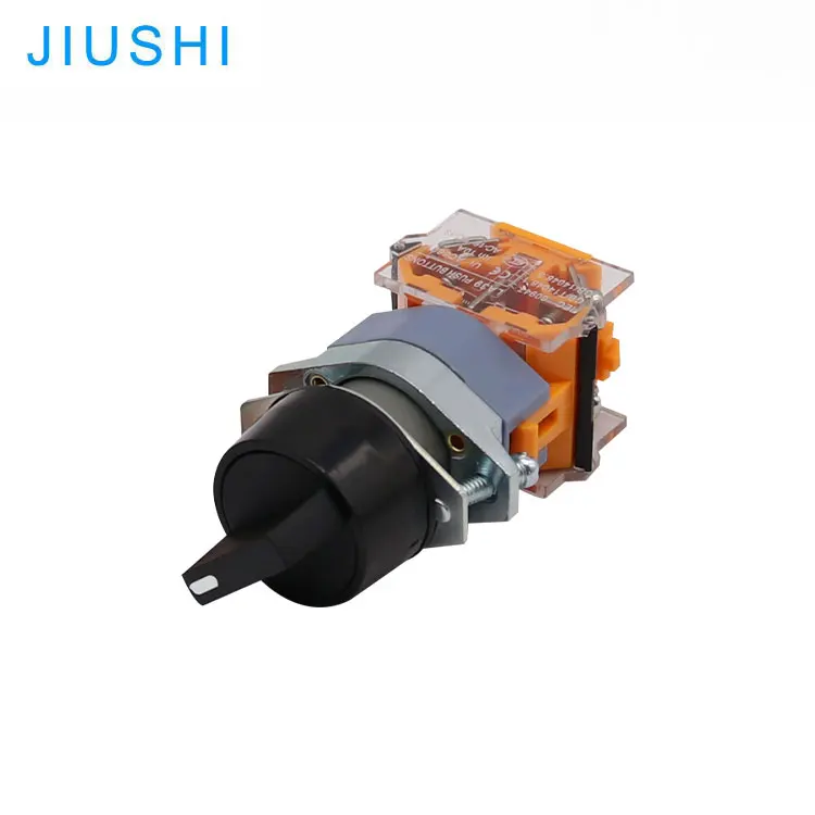 LA39-11X/2  plastic wide handle push button 22mm  two position selector rotary push button switch 1NO 1NC IP40