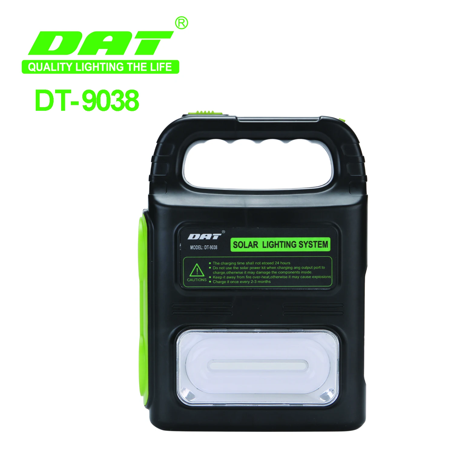 DT-9038 DAT outdoor strong light searchable emergency charging with USB charging function led solar lighting system
