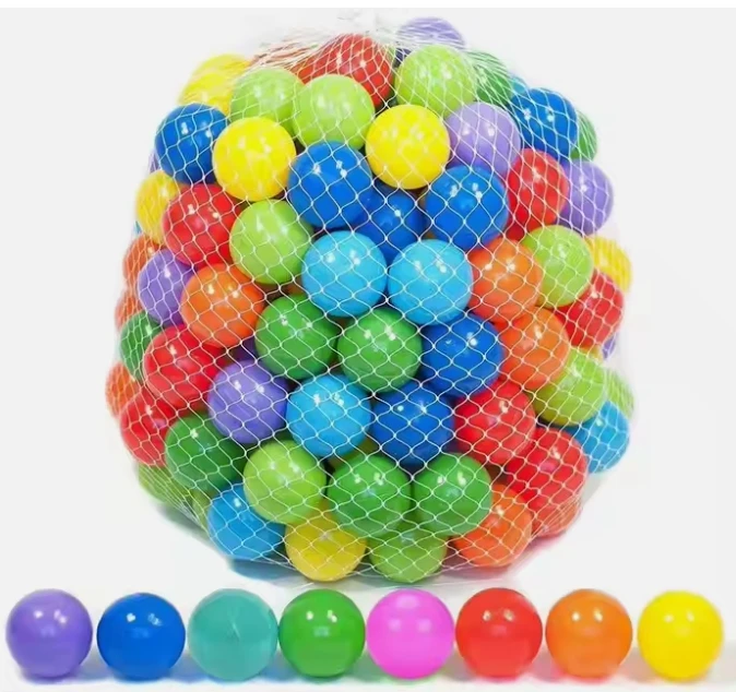 Manufacture Thicken PE Colorful Cheap Playground Ball Pit Balls Soft Plastic Anti-flexible Ocean Balls for pool
