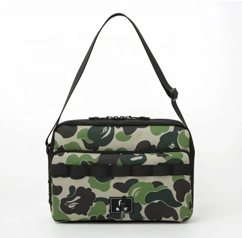 Magazine camouflage chunky waterproof portable single shoulder crossbody backpack for men and women