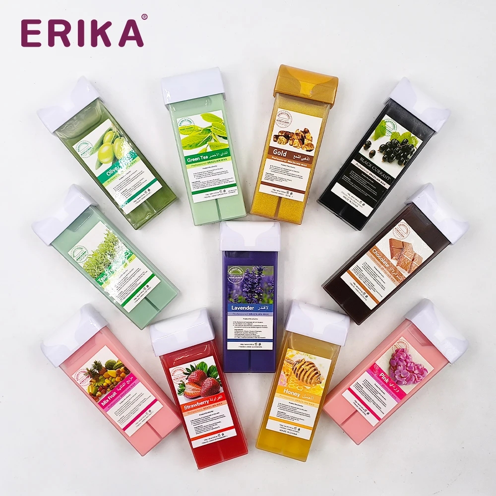 Manufacturer Waxing Supplies100G Portable Liposoluble Pink Warm Remover Nair Glitter Hair Removal Wax Cartridge