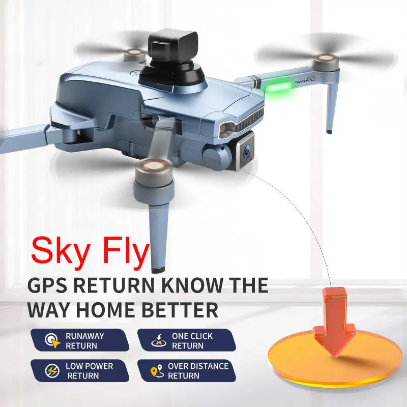 JHD S179 Pro RC Drone GPS FPV Quadcopter with Profesional Dual 4K Cameras Foldable Quadcopter Brushless Motor Drones Toys Dron