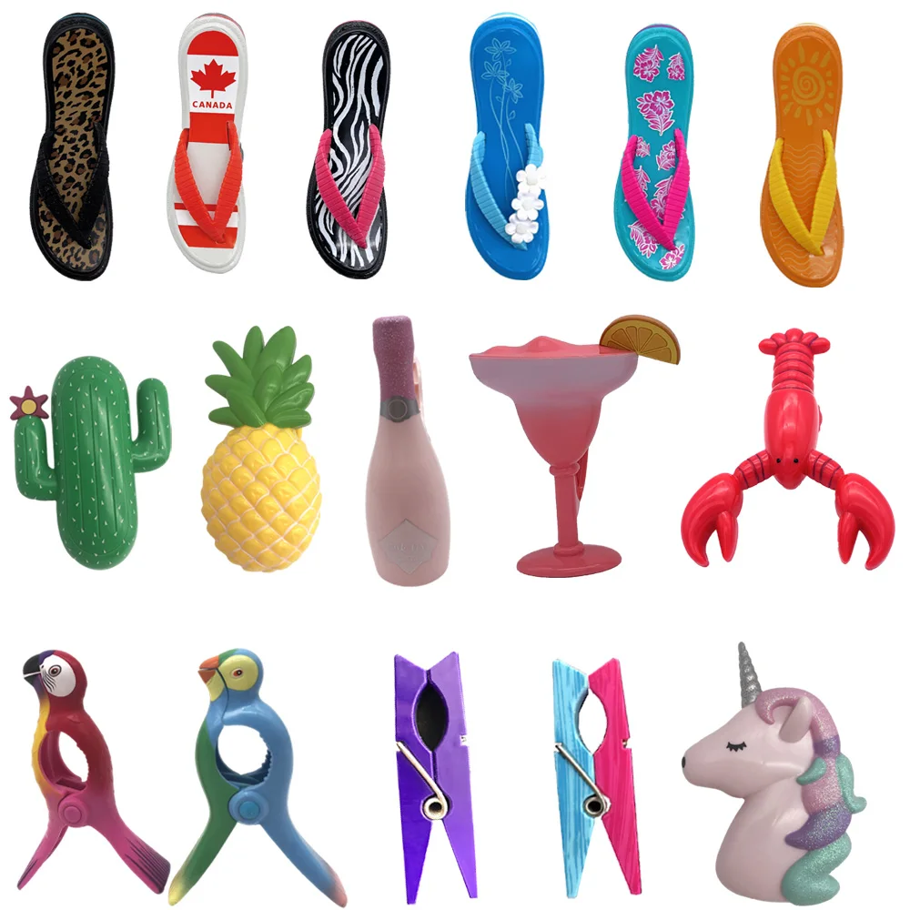BSCI Wine Champagne Plastic clothing pin Beach towel holders Beach Patio Pool Accessories towel clips Chip Clips Secure Clips