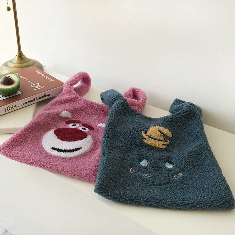 Животные мультфильмы стили высокое качество Милая популярная вещь плюшевая шерсть шоппинг сумка через плечо для молодых девушек