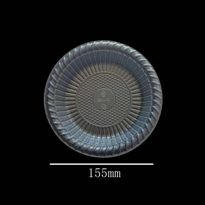 Manufacturer Customize Platos Desechables 6 7 8 9 Round Dinner Pp Plates Disposable Plastic Plates With Compartment