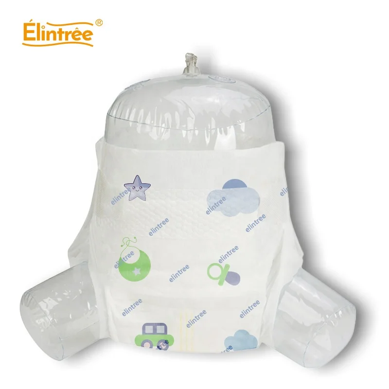 Elintree High Quality Ultra Thin Disposable New Born Baby Diapers High Absorption Nappies Wholesale