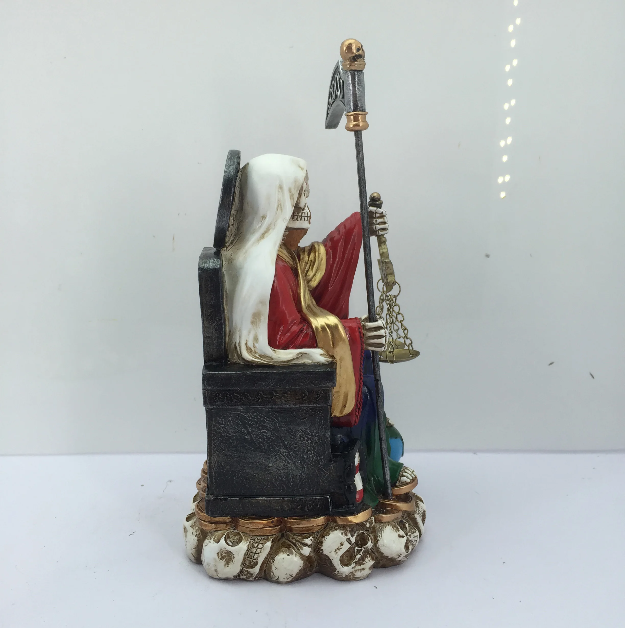 Santa Muerte Saint of Holy Death Religious Statue  Love Passion Relationship Santisima Muerte Sculpture