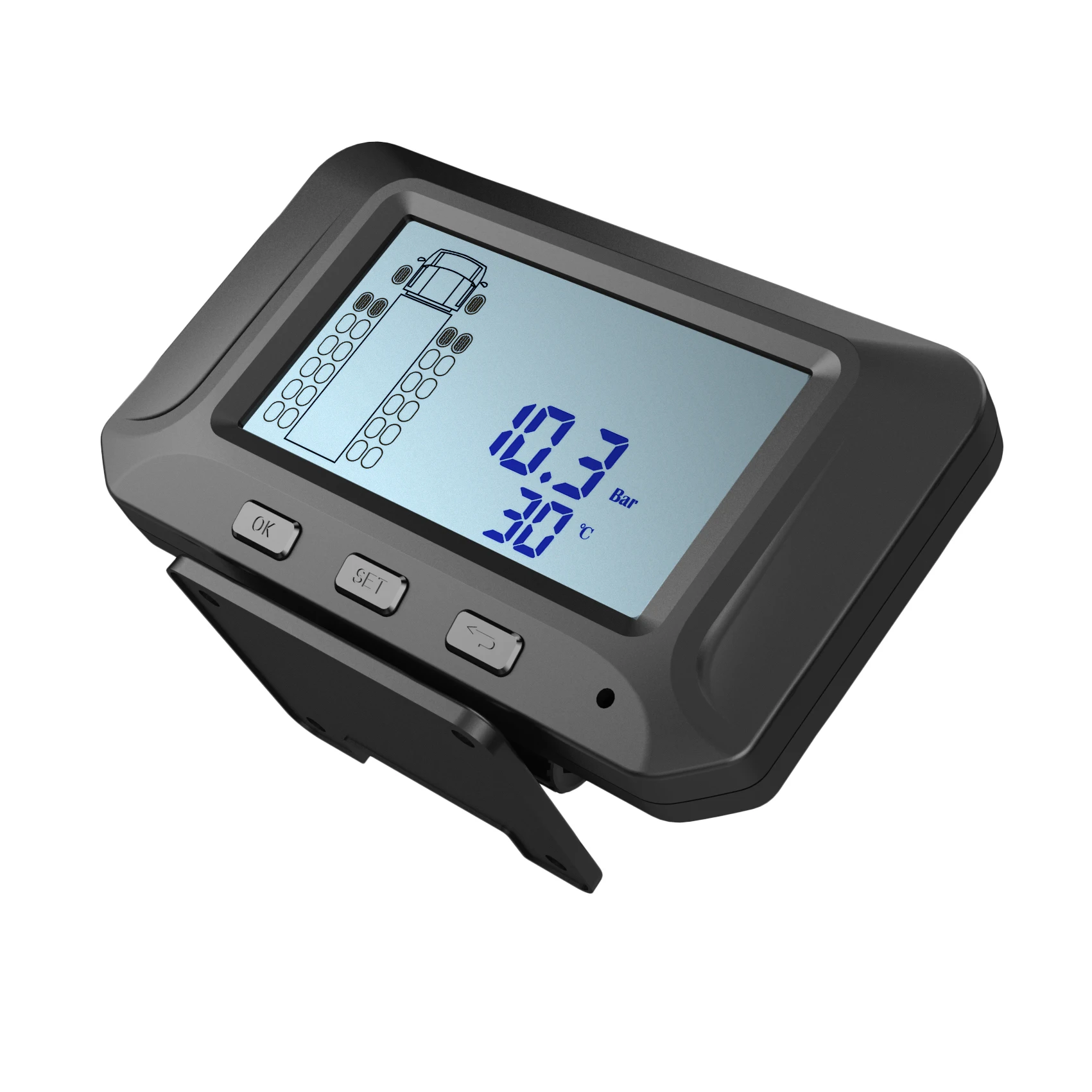 TPMS for truck and bus with internal and external sensor 26 tires display tire pressure monitoring