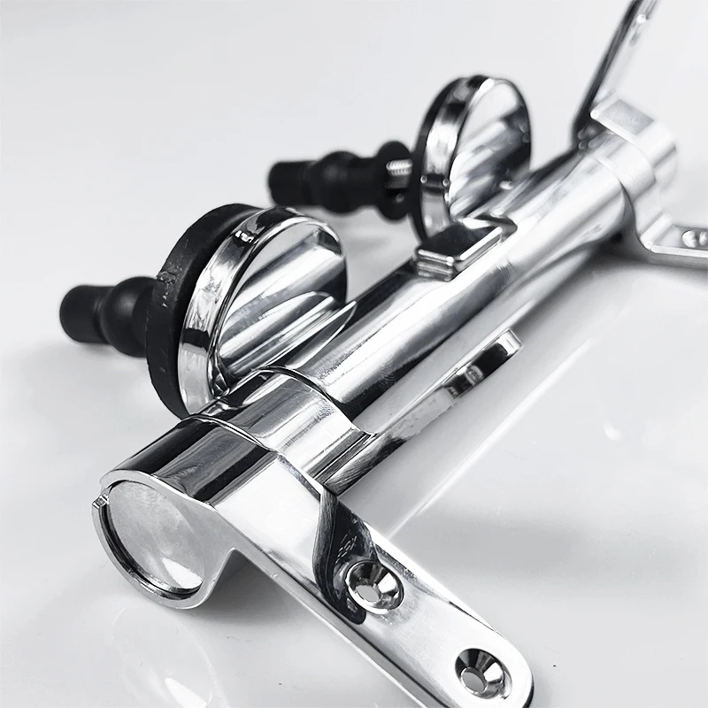 Zinc Alloy Button Quick Disassembly Toilet Seat Hinges Top Mounted