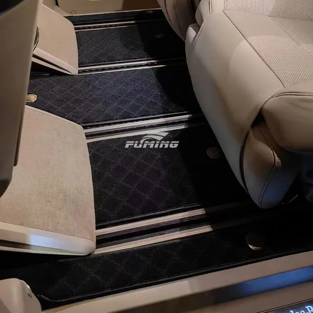 For Mercedes Benz Interior Upgrade Special Full Car Modification Double-Layer Floor Mat Carpet Business Car Rear Position