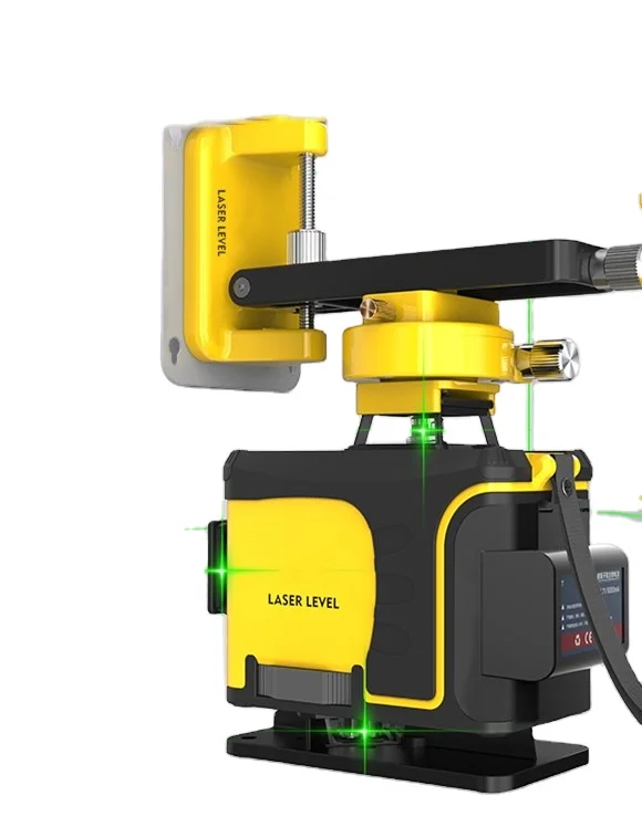 
16 - wire one - machine three - use line - thrower laser level 