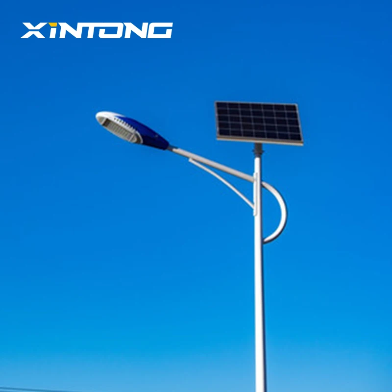 XINTONG 5 лет гарантии уличный фонарь на солнечной батарее светодиодный с полюсом интегрированный IP67 все 60 Вт 80 100 120 20