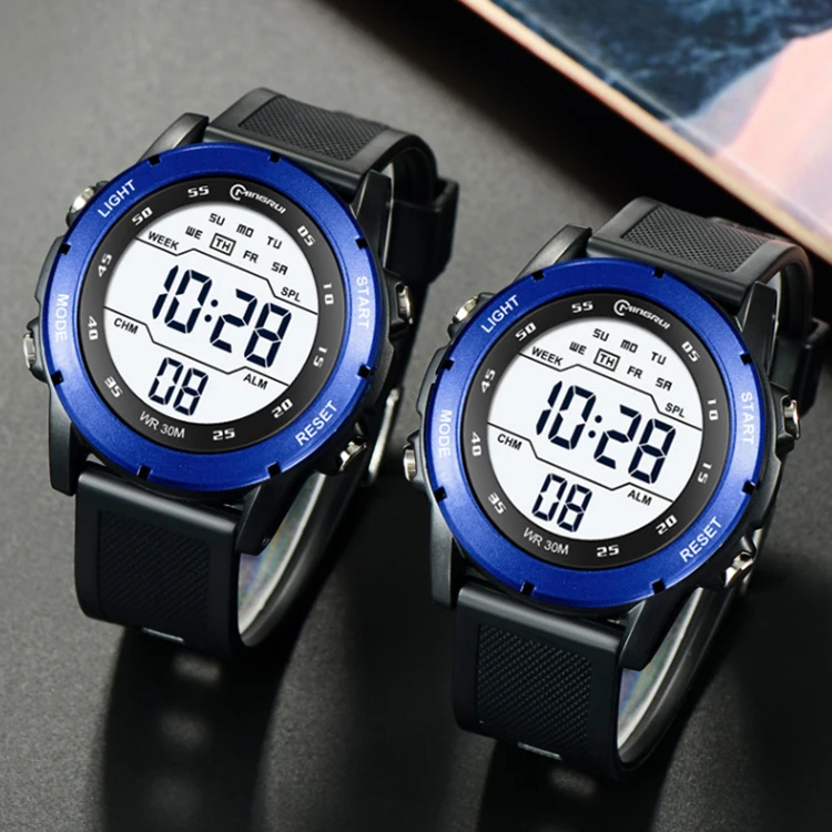 MINGRUI 8106GC модные спортивные часы высокого качества уличные брендовые цифровые наручные для мужчин