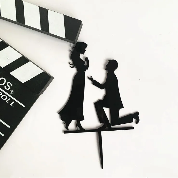  Флаги для торта в виде сердца Топпер свадебного украшение невесты жениха свадебной вечеринки товары помолвки и