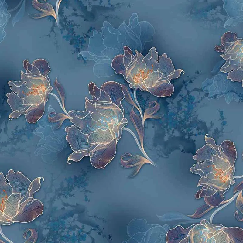 Digital print fabric from China Hd pattern Pressure zou chiffon fabric for beach dress