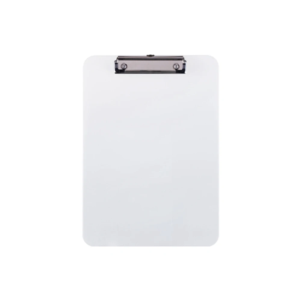 Office Standard Clip Children Writing Board memo size  colorful Translucent Clipboard