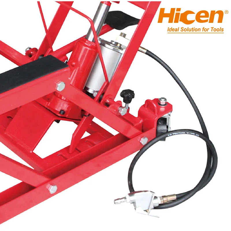  HICEN Other Penumatic Tools Four Steel Wheels Hydraulic 680KG ATV Motorcycle Maintenance Lifting