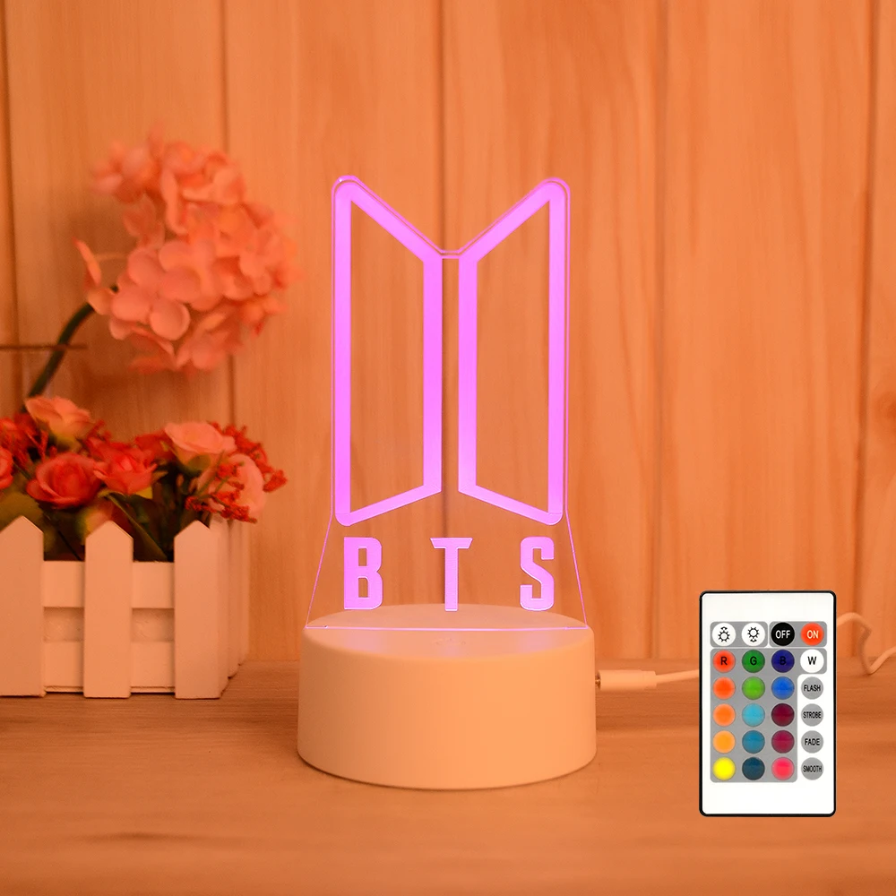 Remote/Touch/switch Control 3D LED Night Light Lovely Gifts For Kids Xmas Decor