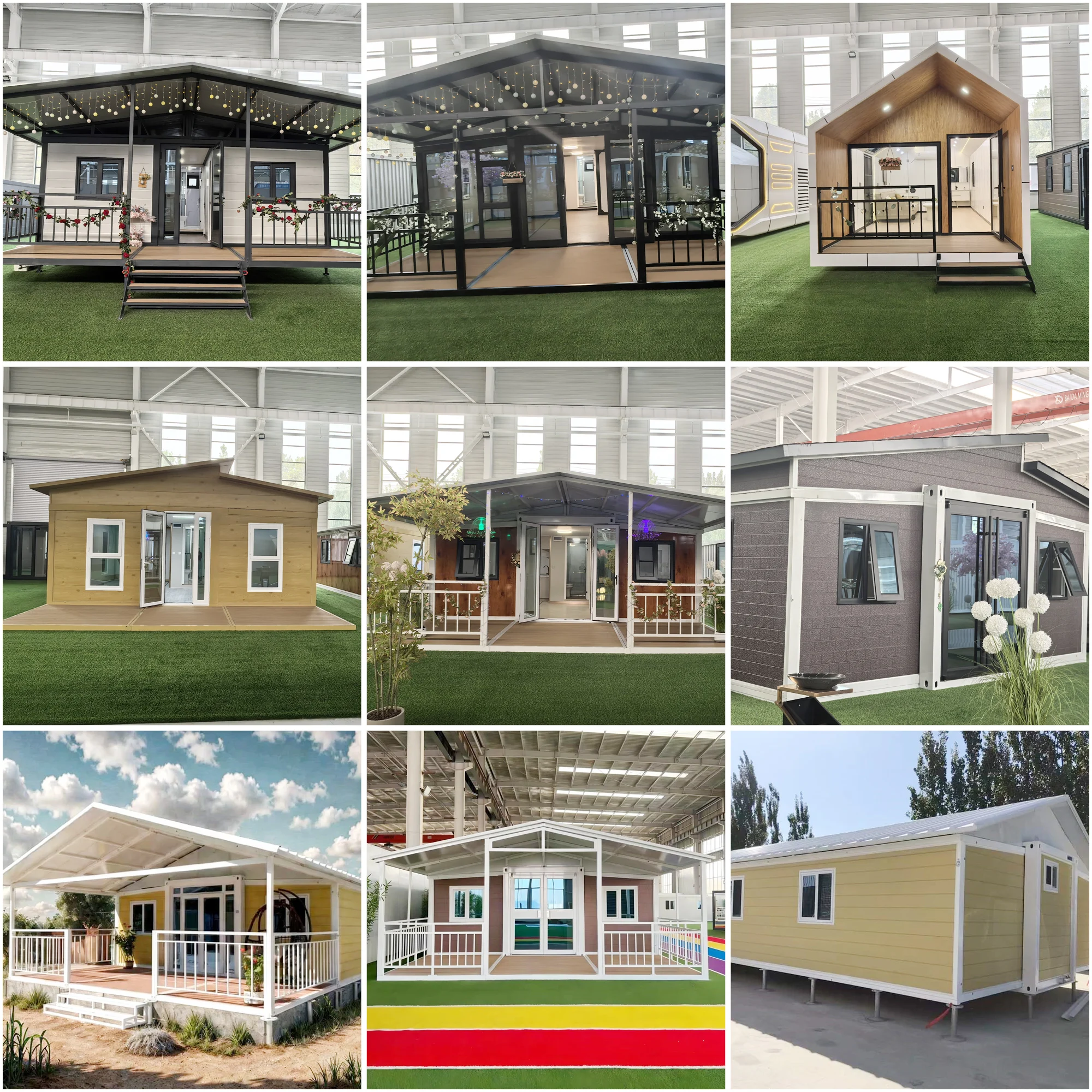 Готовый к отправке сборный 20 футов 40 расширяемый контейнерный дом для продажи доставка крошечный