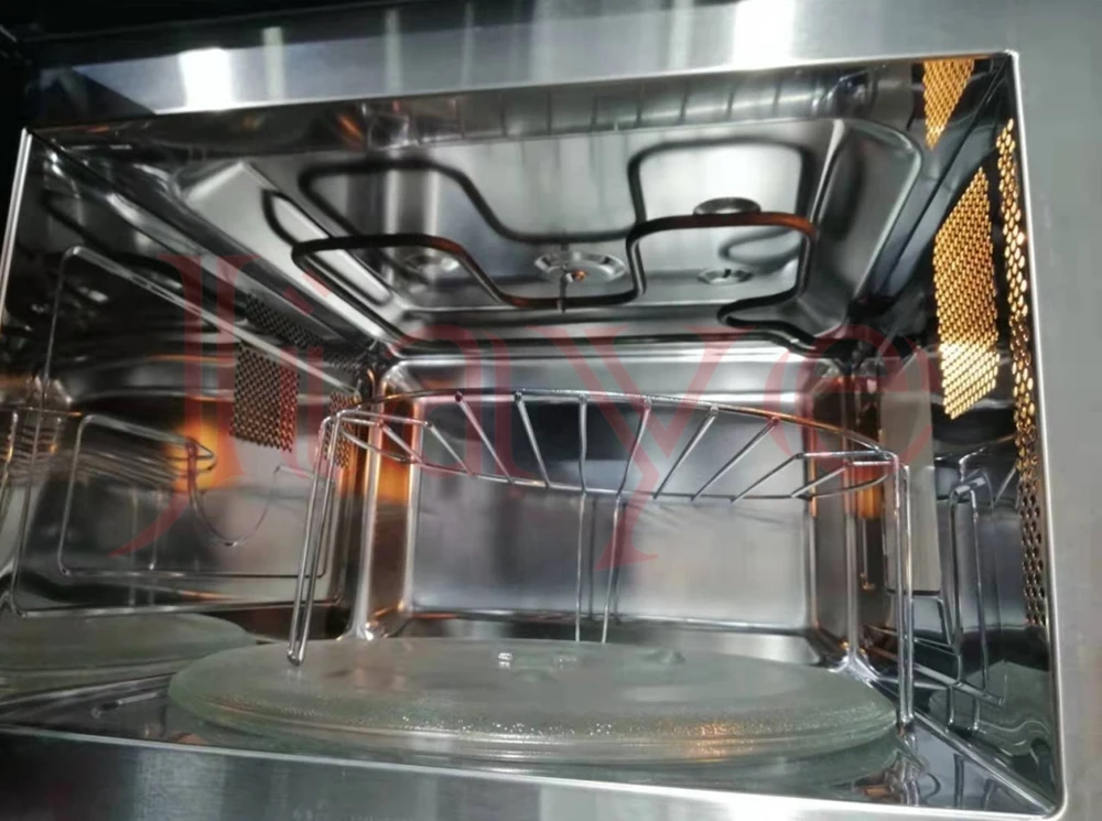 Manufacture Smart Appliances 34L Stainless Steel Cavity 5 Level Power built in microwave Oven