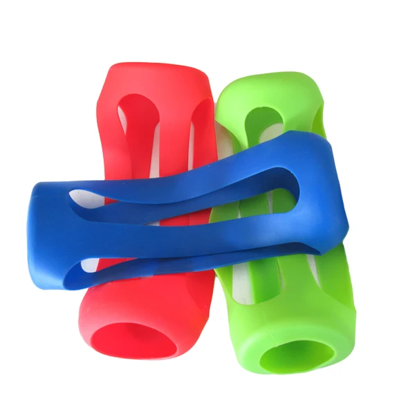 Customize silicone bottle sleeve bpa free soft silicone rubber sleeve for cup