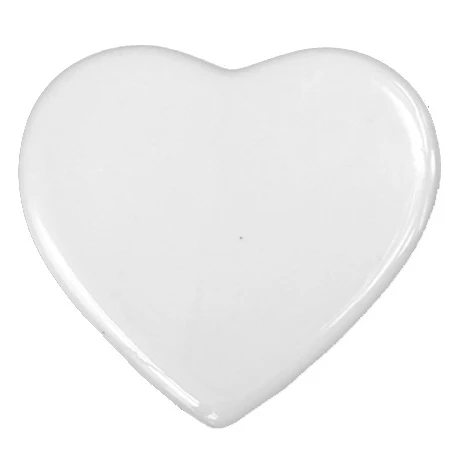 High Quality Hot Selling Heart-shaped Ceramic Decorative Tiles Heart-shaped Porcelain Piece Sublimation Ornament Blank Porcelain