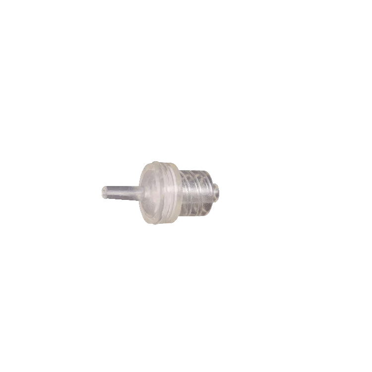 PVC material Screw mouth liquid medicine filter used for connecting equipment of infusion set