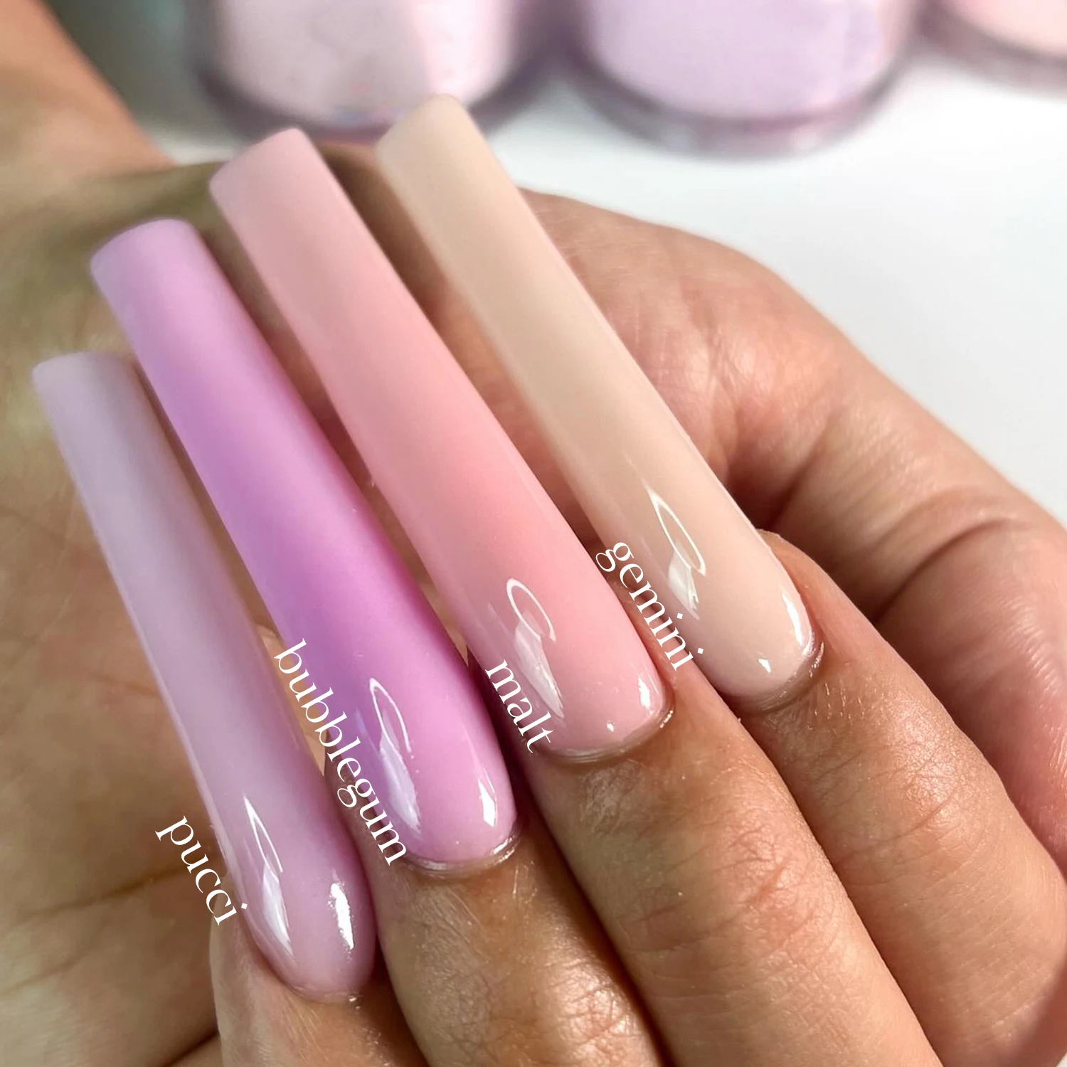 Professional Salon 1oz Acrylic Powder Set OEM Factory Price In-Jar Powder for nail art