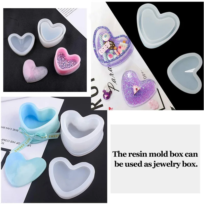 DIY Jewelry Craft Supplies High Quality Handmade Silicone Molds for Resin Casting Custom Opp Bag Multifunction Silicone Moulds