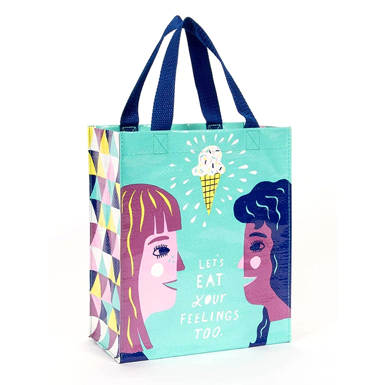 Factory price promotion new style custom printed cheap reusable laminated pp woven bag