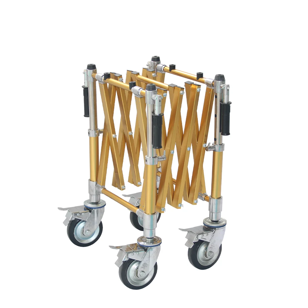 Factory directly Aluminum alloy Funeral Church Truck Casket Coffin Transport trolley