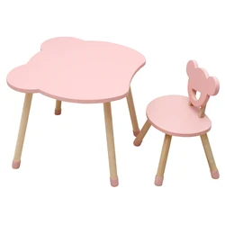 Детская мебель для спальни в скандинавском стиле экологически чистые детские учебные столы деревянный детский стол и стулья набор для мероприятий